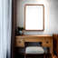 Monarrez Metal Flat Wall Mirror