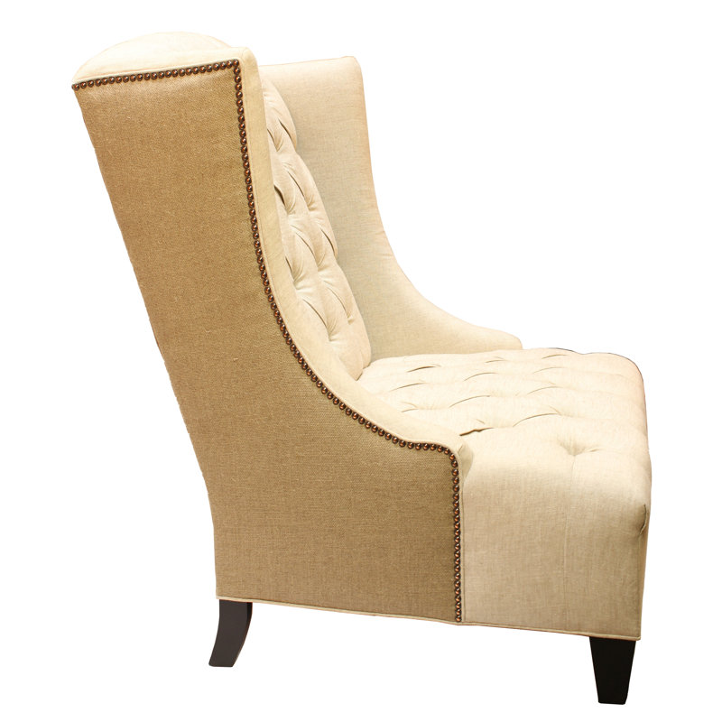 Fauteuil à oreilles Ryegate, Lin avoine