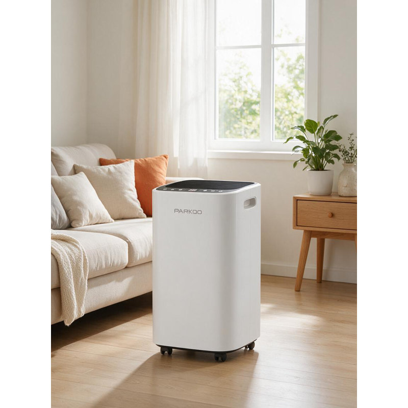Dehumidifier for Home, Smart Humidity Control with 2L Tank, Digital Display, Laundry & Sleep Modes, 24H Timer, Child Lock, Low Noise Portable Air Dryer for Bedroom, Bathroom
