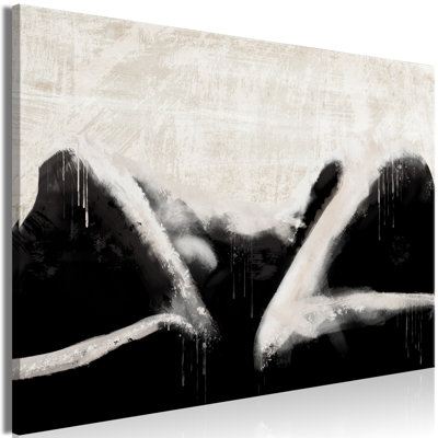 Lying Beauty - Wrapped Canvas Painting