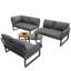 Outdoor Patio Furniture Set For 5–6 People With  Removable Cushions For Garden, Balcony & Terrace-951136215