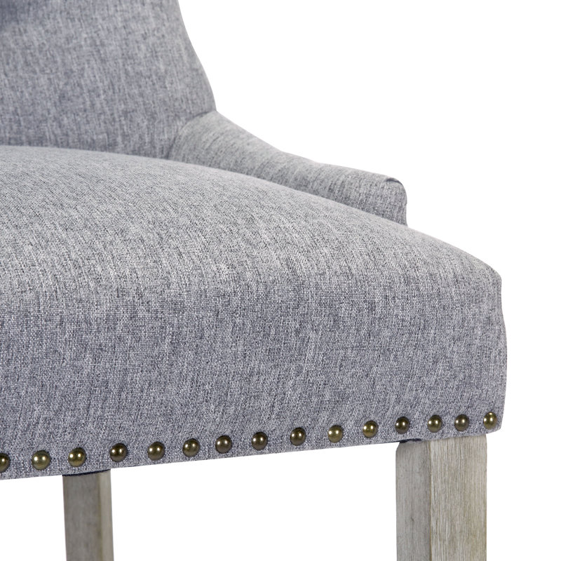 Tabouret Wren, gris, Gris antique / argent, Tabouret de bar (siège d'une hauteur de 29 po)