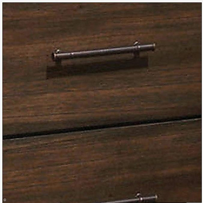 Oak 2-Drawer Nightstand