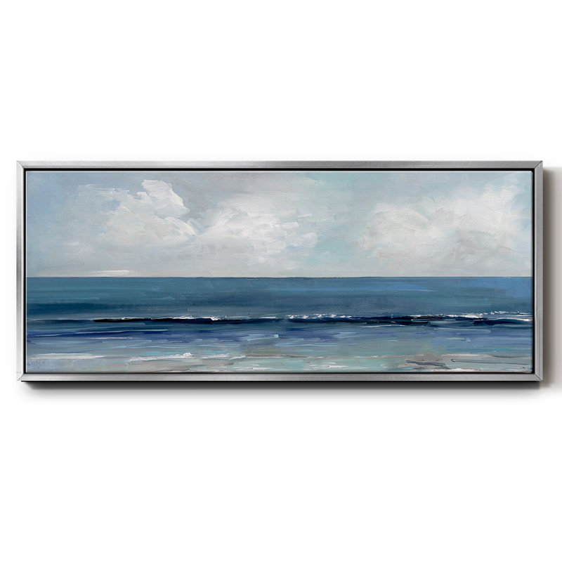 Blue Seas- Framed Canvas