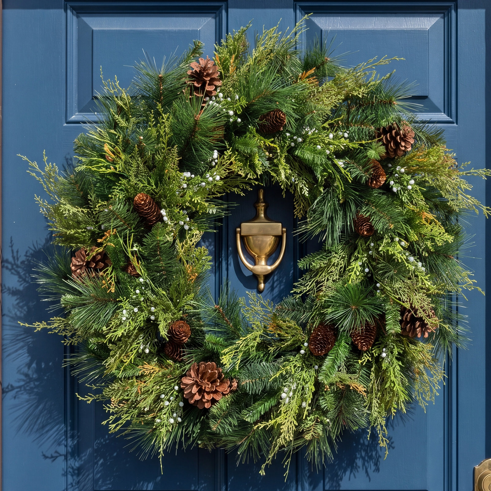 30" Artificial Mixed Pine Wreath