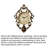 American Handmade Wrought Iron Silent Wall Clock