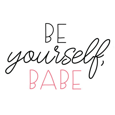 Be Babe 2 - Wrapped Canvas Print
