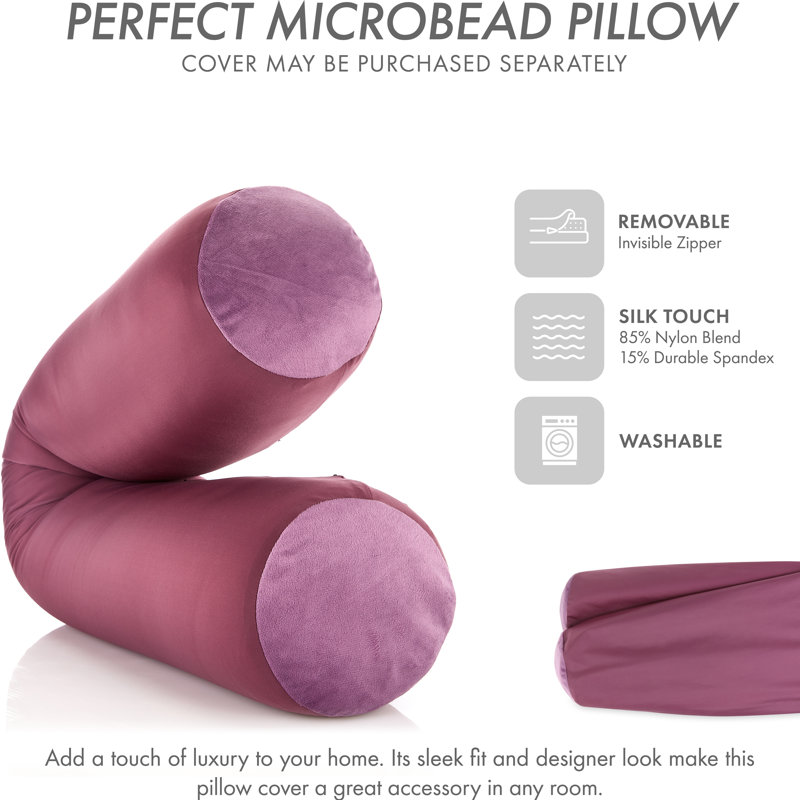 Foam Firm Cooling Pillow, Burgundy - Merlot