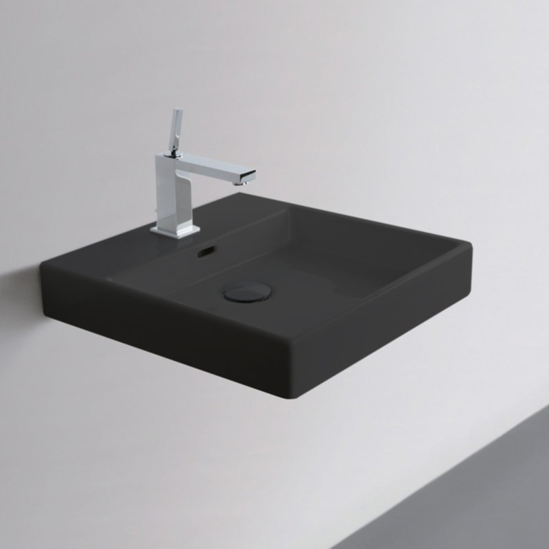 Plain 17.7'' L Bathroom Sink, Single