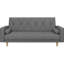 Tufted 3 Seater Sofa Bed-10360754