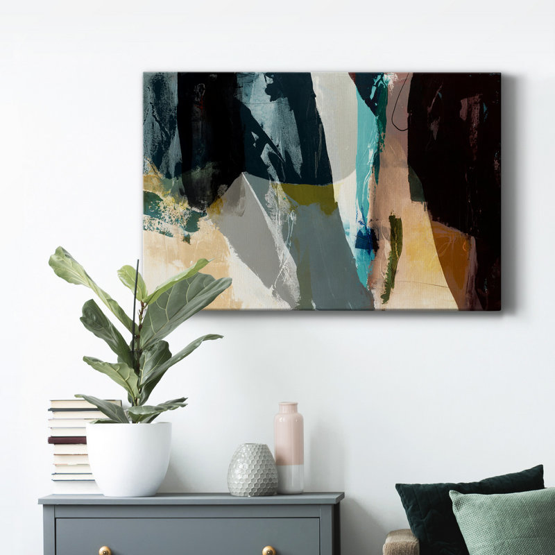 «Obscure Abstract», reproduction d'art sur toile tendue, H 60 po x l 40 po x P 1 po