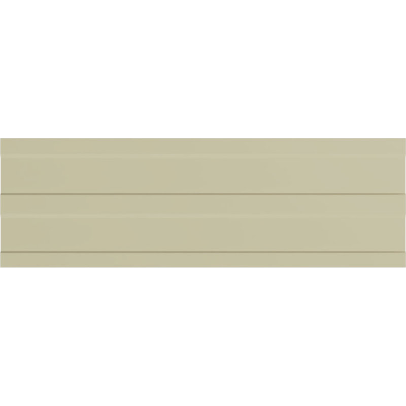 Primed Gray Polyurethane Geometric Chair Rail Moulding