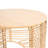 Set of 2 PE Rattan Outdoor Side Table with Storage