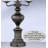 Fanale Metal Table Lamp