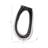 Elina Cutout Black Glass Vase-146087294