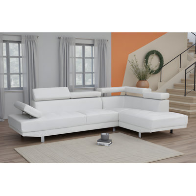 Rodez Faux Leather Sectional