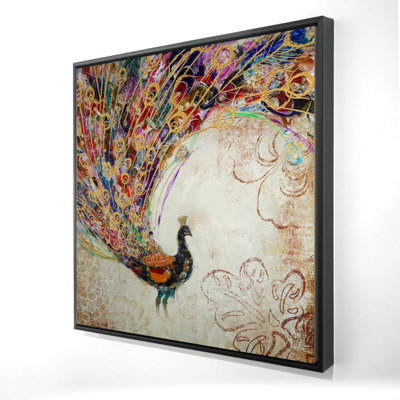 " Peacock With Gold Feathers "