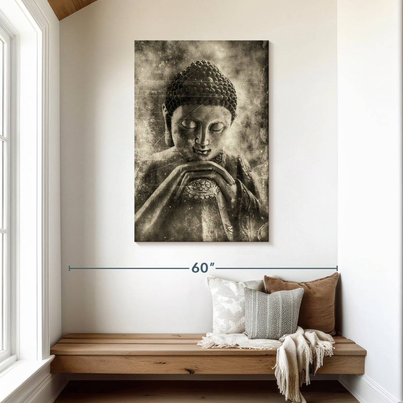Bouddha simple Adella, H 45 po x l 30 po