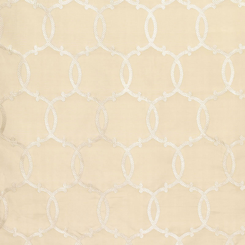 Tracery Silk Fabric, Alabaster