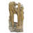 Cascading Tree Trunk Fountain with LED Lights