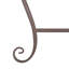 Abia Wrought Iron Outdoor Tree Bench-1349465076