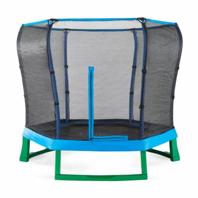 7' Backyard: Above Ground Trampoline with Safety Enclosure