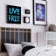 Décoration murale Live Free
