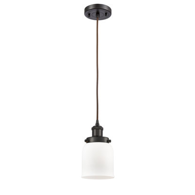 Luminaire suspendu en forme de cloche à 1 lumière Clara