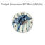 Horloge murale bleue 12 "x 12"