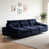 Chenille bleu foncé