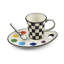Artist Palette Mug & Saucer Set