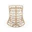 Chaises d'extérieur brunes - Style avec finition 2 2 brun, base géométrique, utilisation