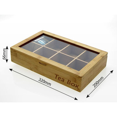 Natur Pur Washington Bamboo Tea Box