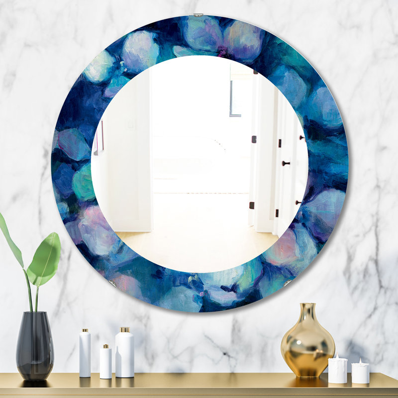 Miroir de salle de bain abstrait, H 31,5 po x l po
