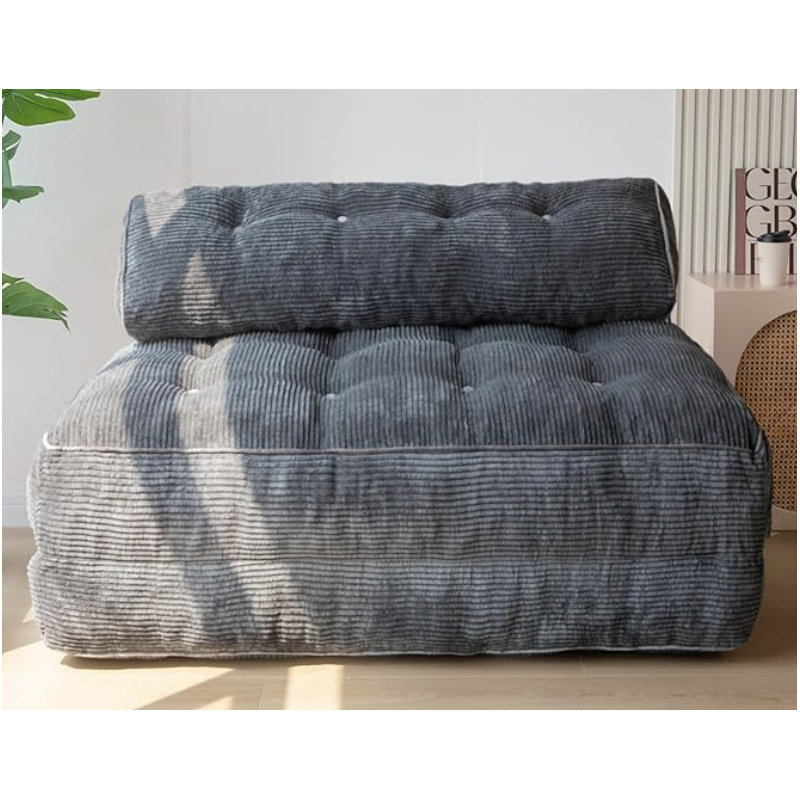 129.8cm Upholstered Futon