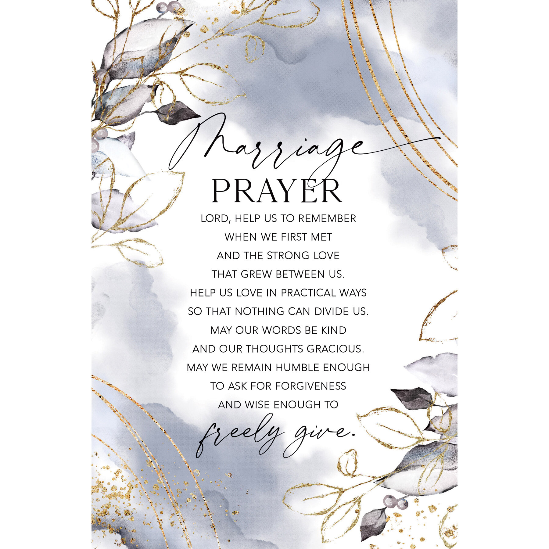 Dexsa Marriage Prayer Wood Plaque Wall Décor & Reviews | Wayfair