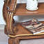 Console rustique sculptée
