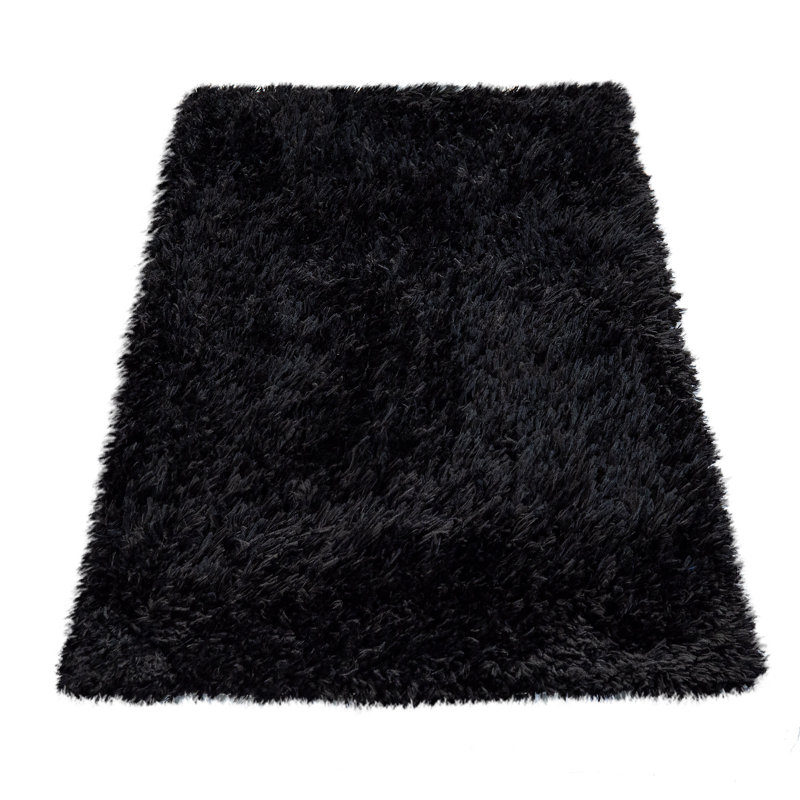 Juliette Non-Slip Bath Rug, 70 x 120cm, Black