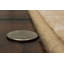 Tapis beige / bleu en laine Annia-32503847