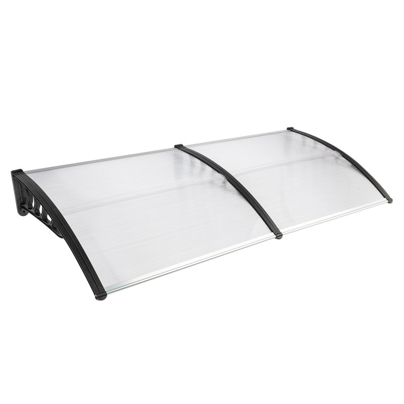 78.74"×39.37"×9.84" Door & Window Rain Cover – Rain/sun Protection Easy Install For Home Doorway/window Exterior Decor, Black