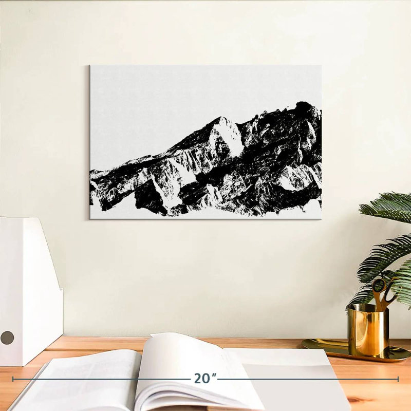 Alvord BW Mountains I, H 8 po x l 12 po