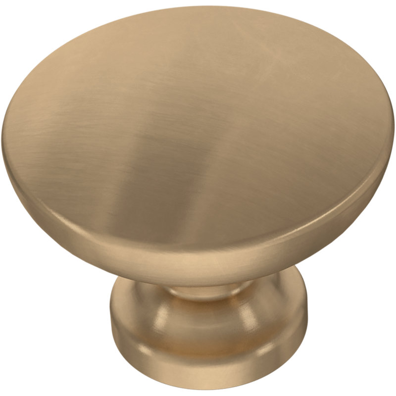 Fulton 1.125" Mushroom Knob Multipack Antimicrobial, Champagne Bronze