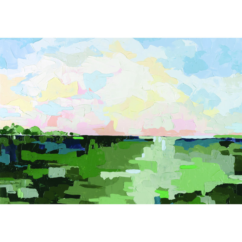 Paint Swatch Horizon - Wrapped Canvas Art Prints, 81cm H x 122cm W x 3.8cm D