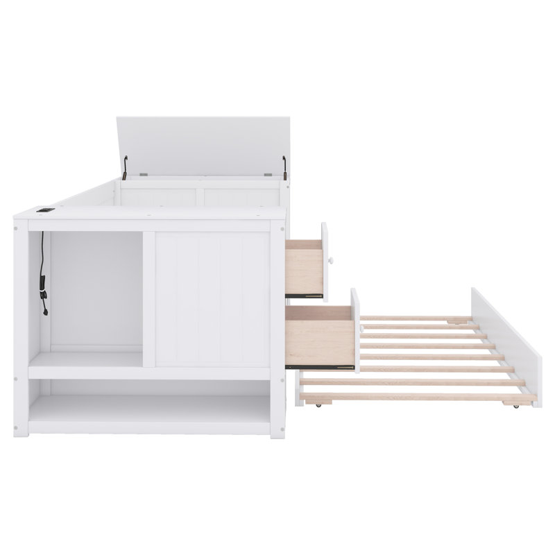 Lit de jour Preethika, Blanc
