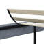 Grand lit moderne gris, sous le rangement de 6,3 po, capacité de charge de 705 lb, structure de lit de construction, couleur, lattes de bois, installation facile