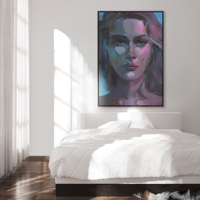 Memory Of Last Fall Print by Rick Blue, 54.5" H x 37.5" W x 1.5" D, Glass Coat