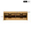 Meuble-lavabo mural double vasque de 150,6 cm (59,3 pouces) avec comptoir en SMC, armoire en MDF mélaminé à grain de bois et tiroirs à fermeture douce