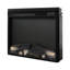 Foyer électrique de 23 pouces avec insert de bûche réaliste, télécommande, minuterie, protection contre la surchauffe, double appareil, 1400 W, chaleur, 5000 s par heure, 11 réglages de température, 50000 heures, source DEL, 4 réglables