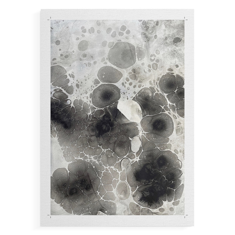 Marbrage en X - impression sur toile seulement - non encadrée, H 18 po x l 12 po