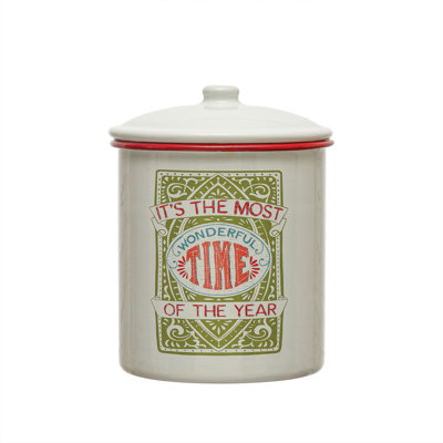 Enameled Container "It?S The Most Wonderful..."
